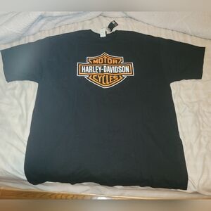 Harley-Davidson Black Short Sleeve T-Shirt Iconic Logo 3XL